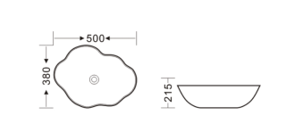 Раковина чаша Bronze de Luxe Black Orchid 1395, черный